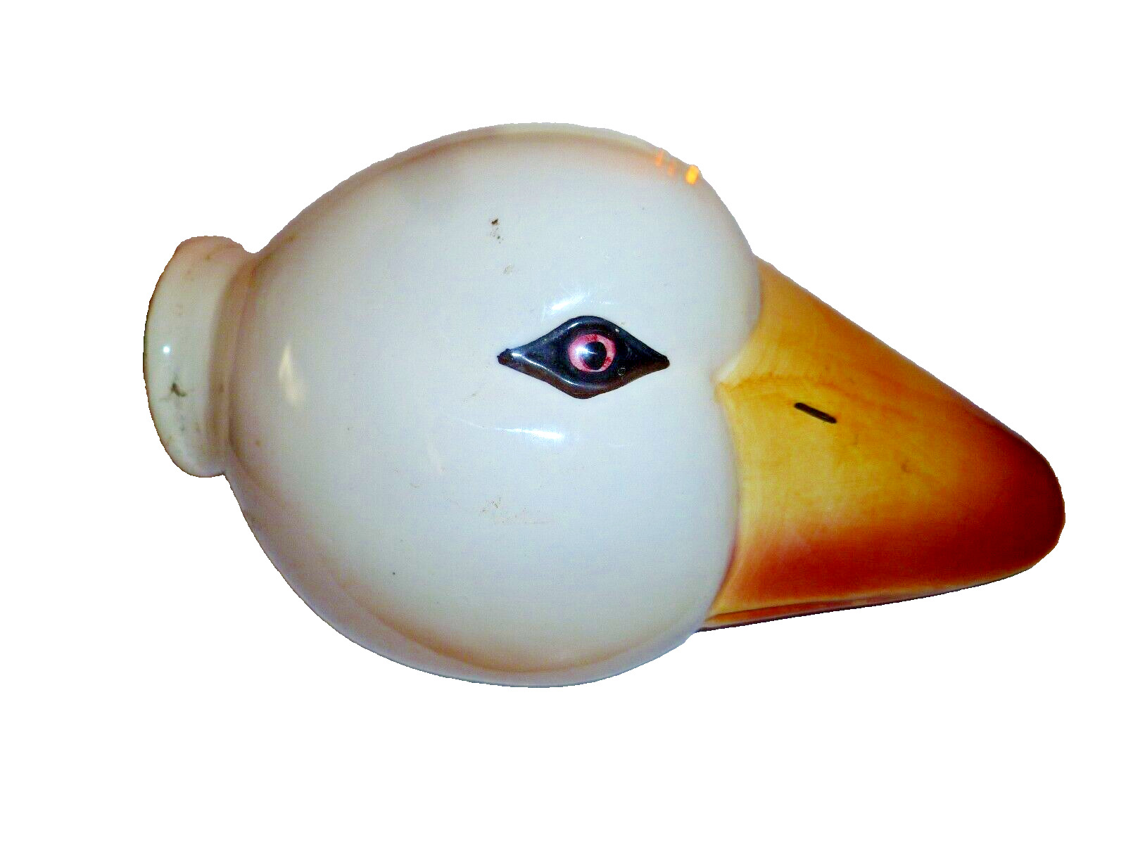 Vintage George Kovacs Ceramic Goose Head Light Lamp Shade Fixture RARE