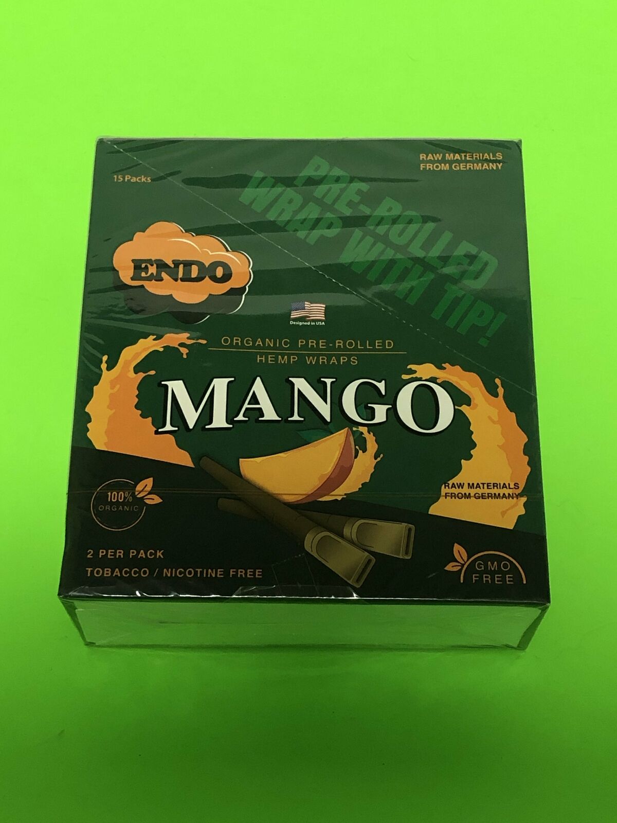 FREE GIFTS🎁Endo Mango🥭High Quality Organic Pre-Rolled🍁Hemp Rolling Papers🔥💨