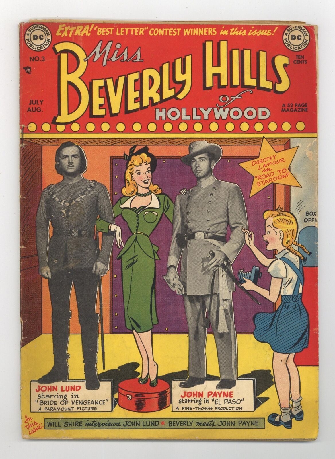 Miss Beverly Hills of Hollywood #3 GD+ 2.5 1949