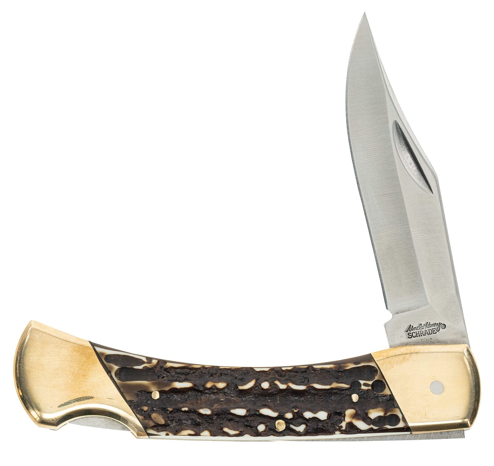 New Schrade Papa Bear Lockback Folding Poket Knife 1136006