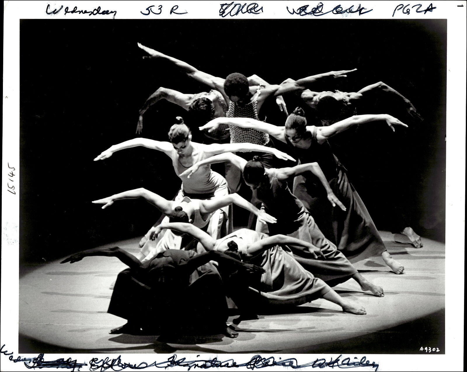 VINTAGE Press Photo Hi Def Alvin Ailey American Dance Theatre Revelations 1985