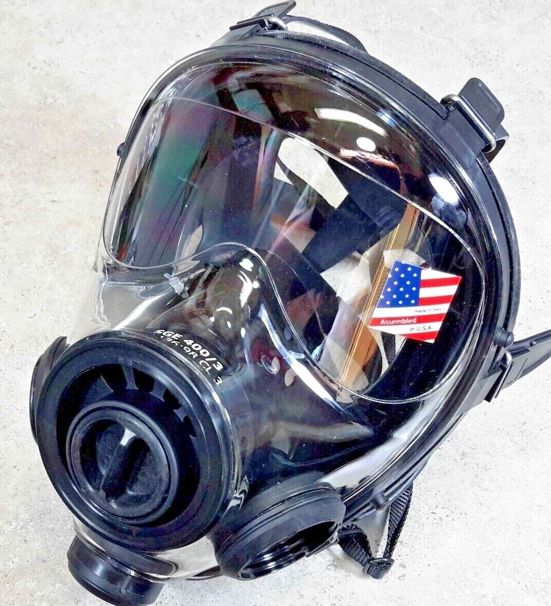 SGE 400/3 Gas Mask / 40mm Respirator - CBRN & NBC Protection -NEW - Made In 2023