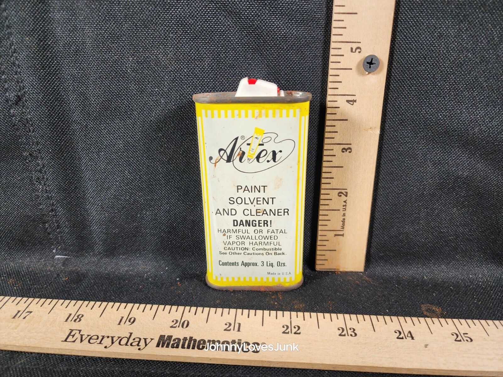 Vintage ARTEX Handy Oiler Advertising Oil Can Paint Solvent Cleaner Empty