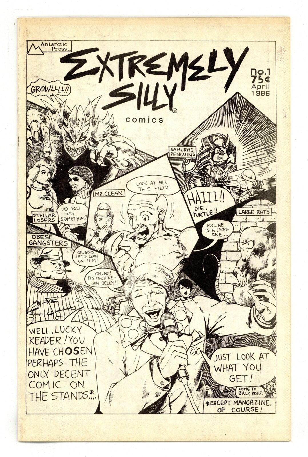 Extremely Silly Comics #1 VG+ 4.5 1986