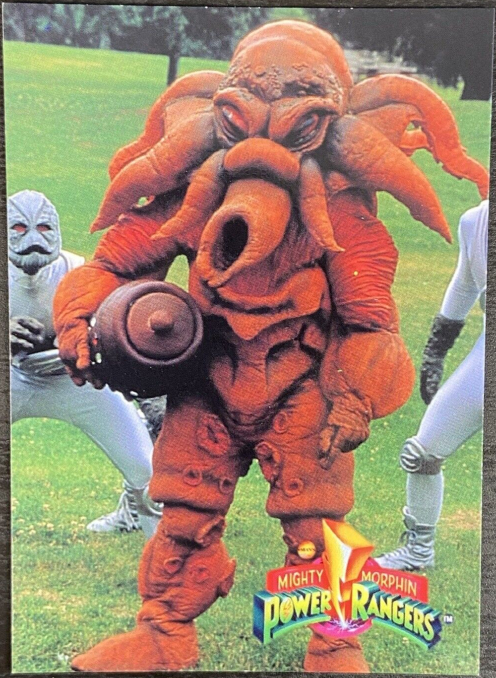 Saban 1994 Mighty Morphin Power Rangers Octopus #51 Rookie Card RC MMPR Villain