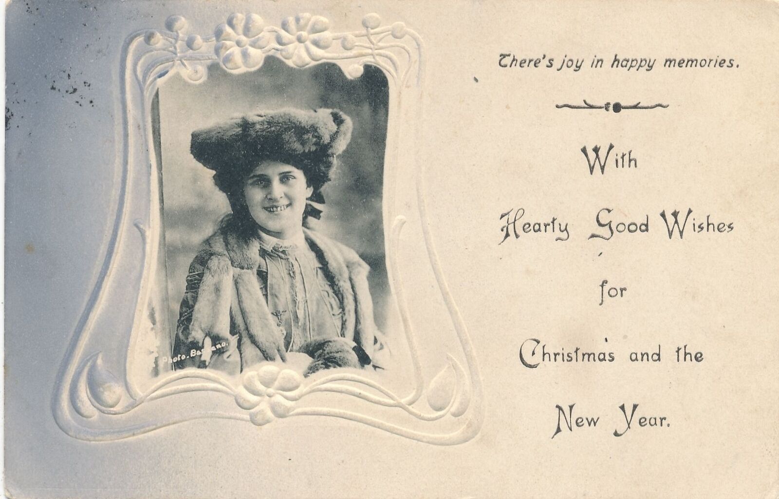 Zena Dare English Singer and Actress Good Wishes For Christmas and New Year RPPC