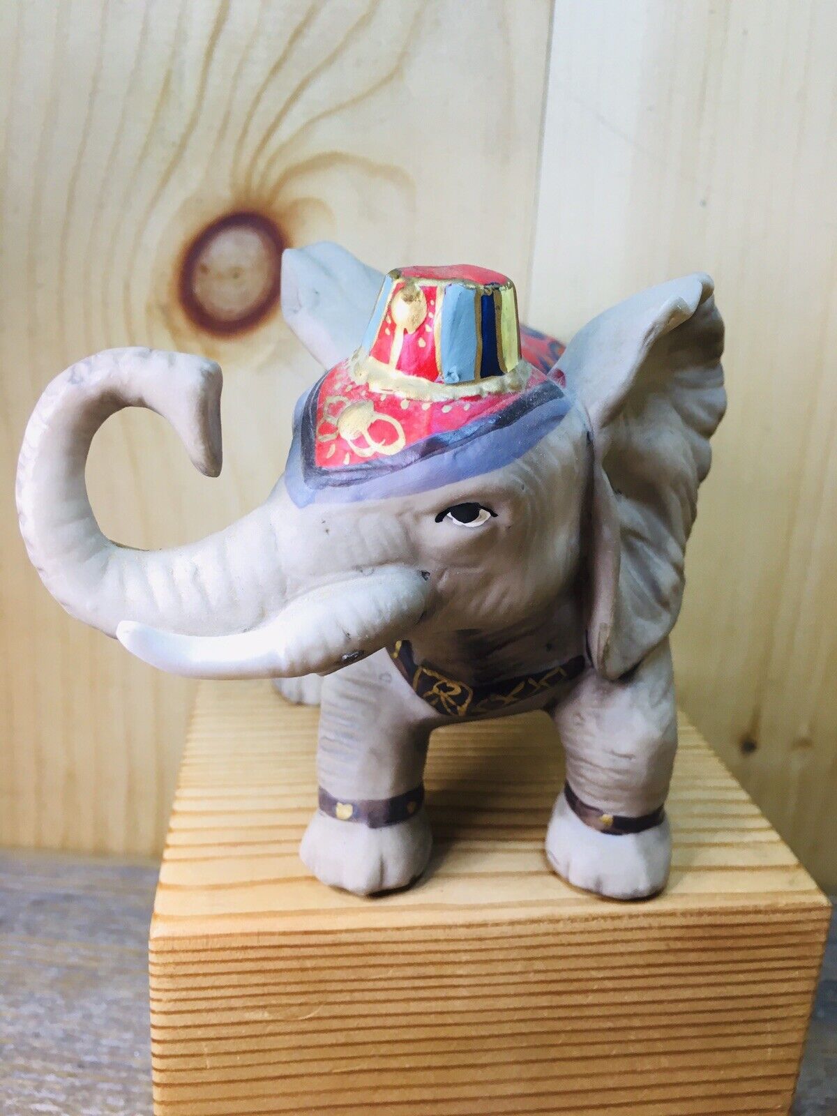 Papel Giftware Circus GOOD LUCK Elephant Figurines Amazing Big Top Ceramic