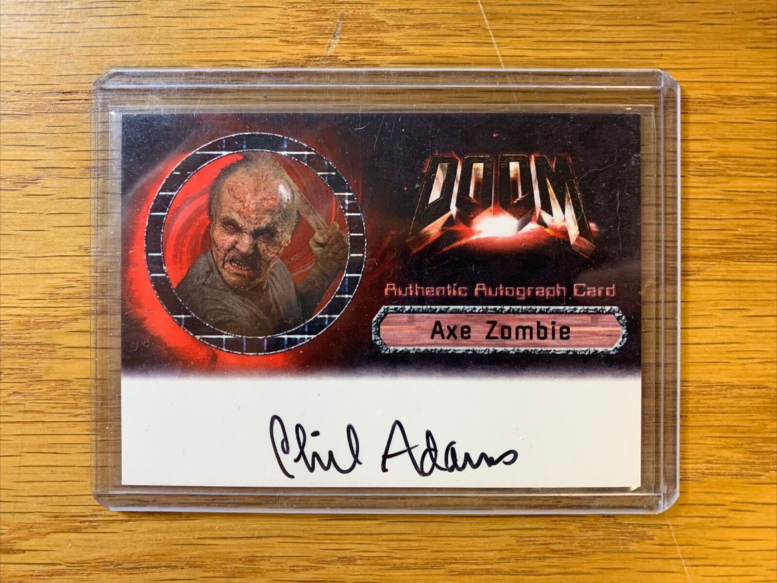 DOOM Movie 💀 Autograph Card Phil Adams as \