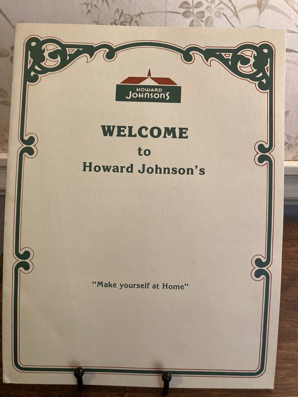 Rare Vintage Howard Johnson Hojo Menu