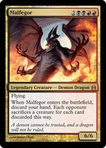 Malfegor X2 LP Magic the Gathering MTG Commander # 208