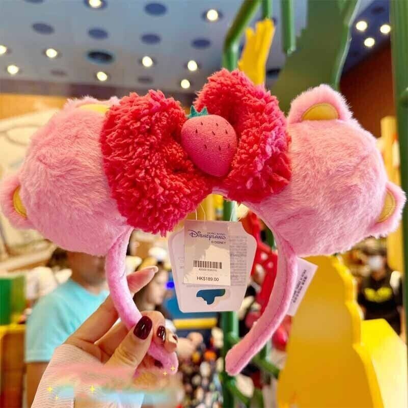 Authentic Hong kong Disney 2023 Lotso Toy Story Minnie Mouse Ear Headband