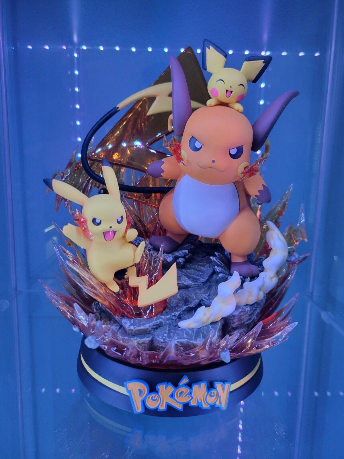 Egg Studio Pikachu Family Resin Statue