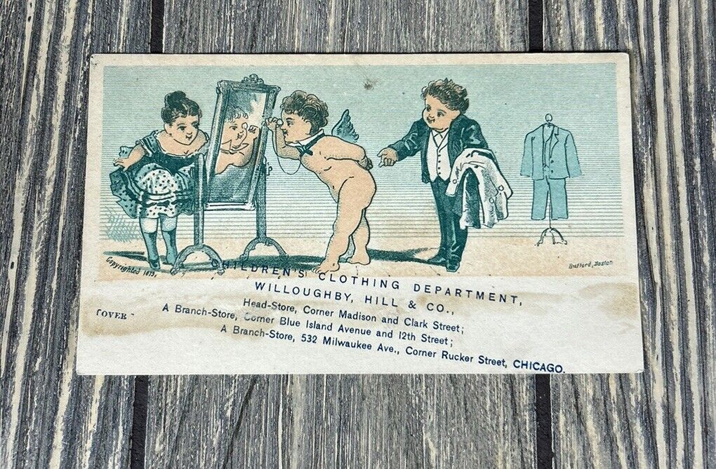 Vintage Children’s Clothing Department Willoughby Hill & Co Advertisement 4.5”
