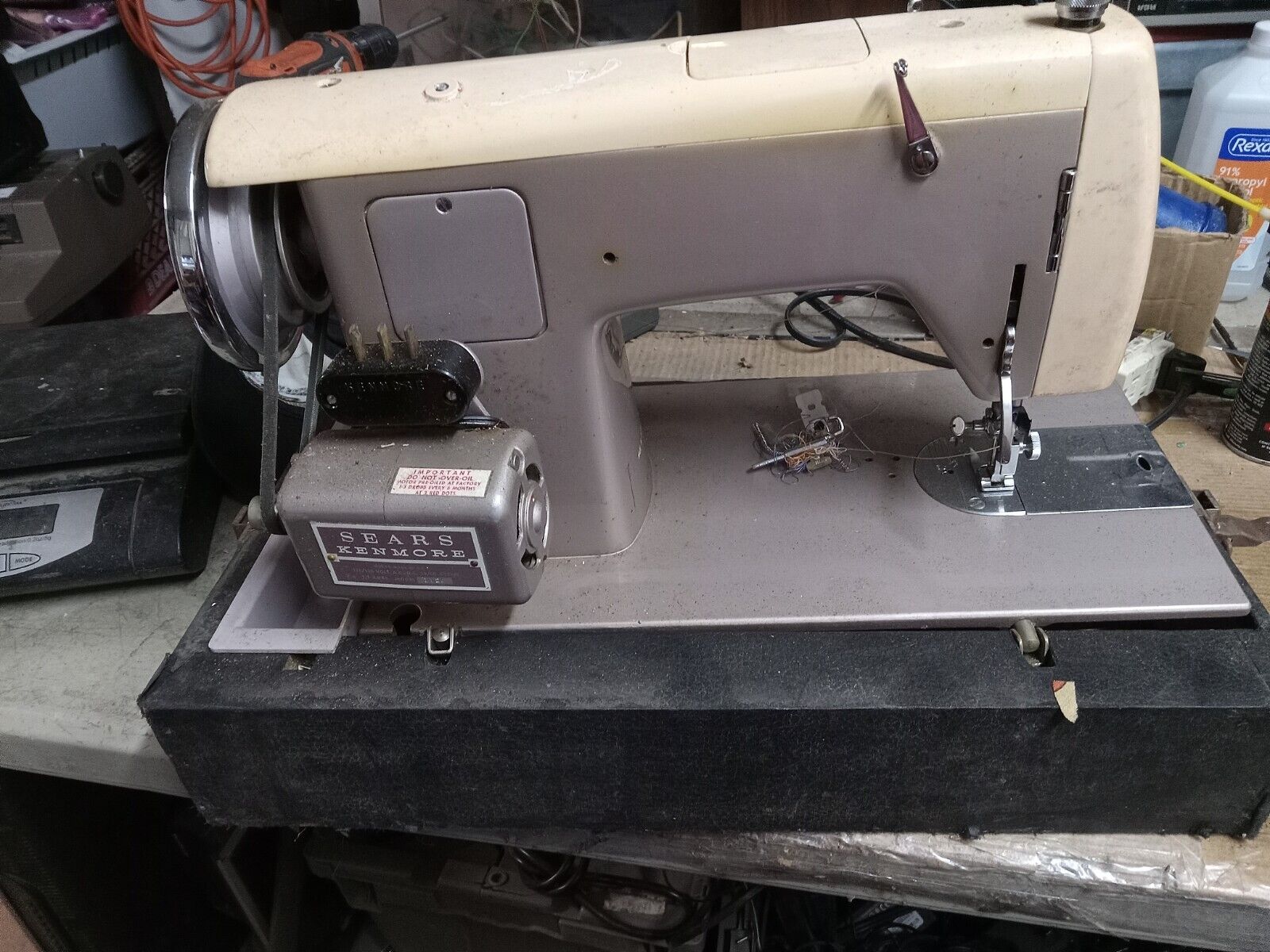 PARTS OR REPAIR - Vintage Sears Kenmore Sewing Machine