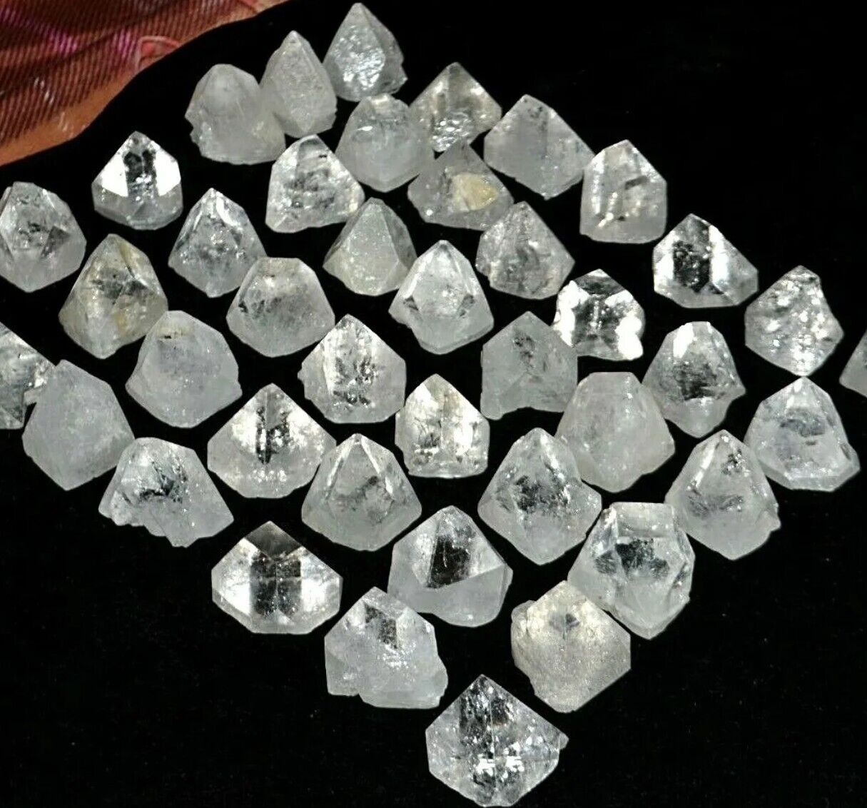 Bulk Apophyllite Stone Tips Lots 1 to 500pcs - Pyramid Minerals Specimen
