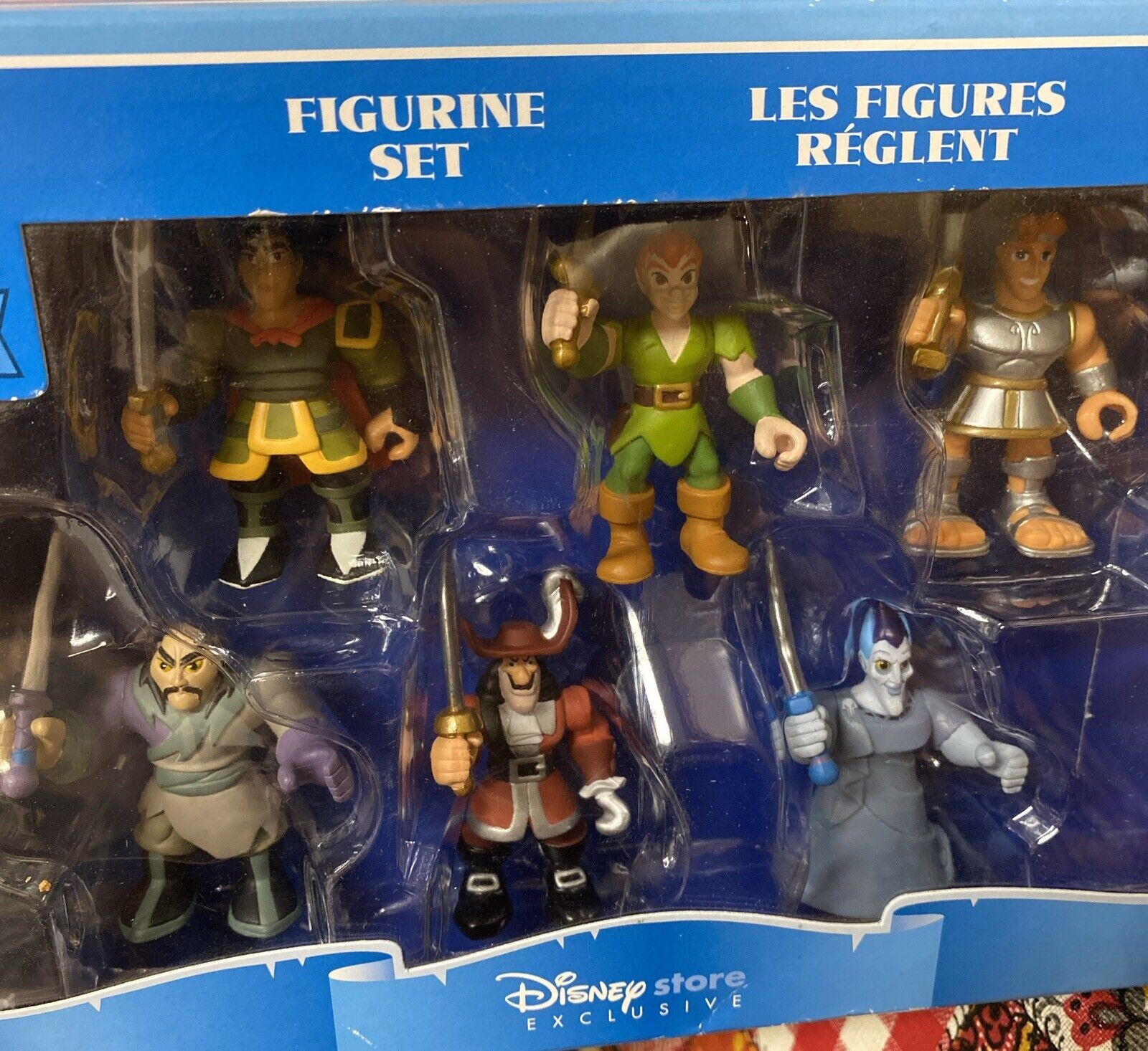 Disney Heroes Villains Disney Store Exclusive PVC 6 Figurine Set Collectible Toy
