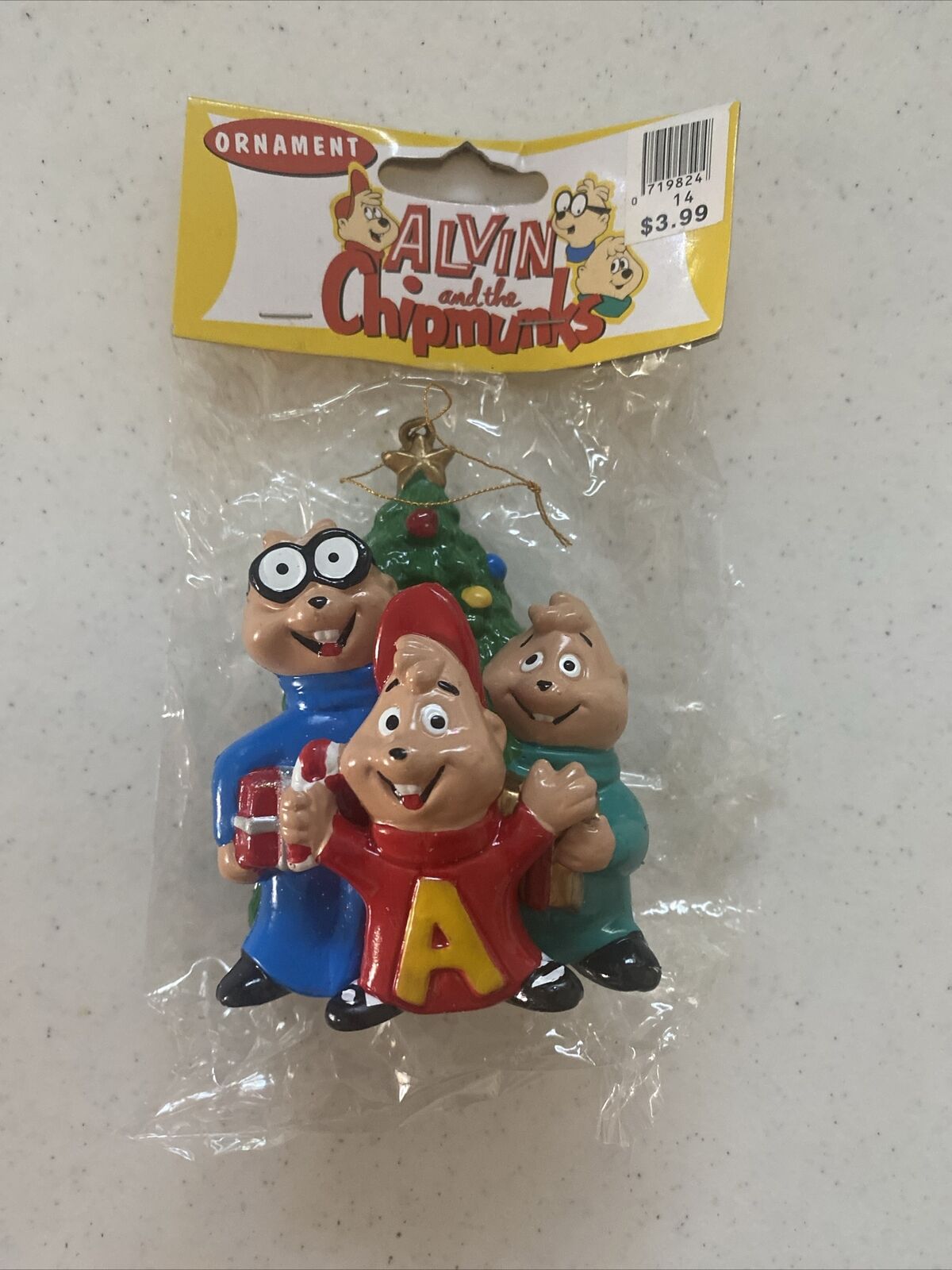 Kurt Adler Alvin And The Chipmunks Christmas Ornament Never Used