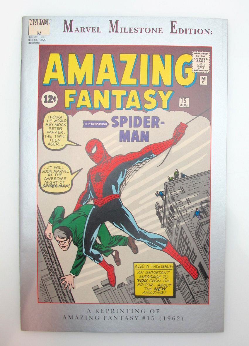 Marvel Milestone Edition Amazing Fantasy #15 Reprints Amazing Fantasy #15