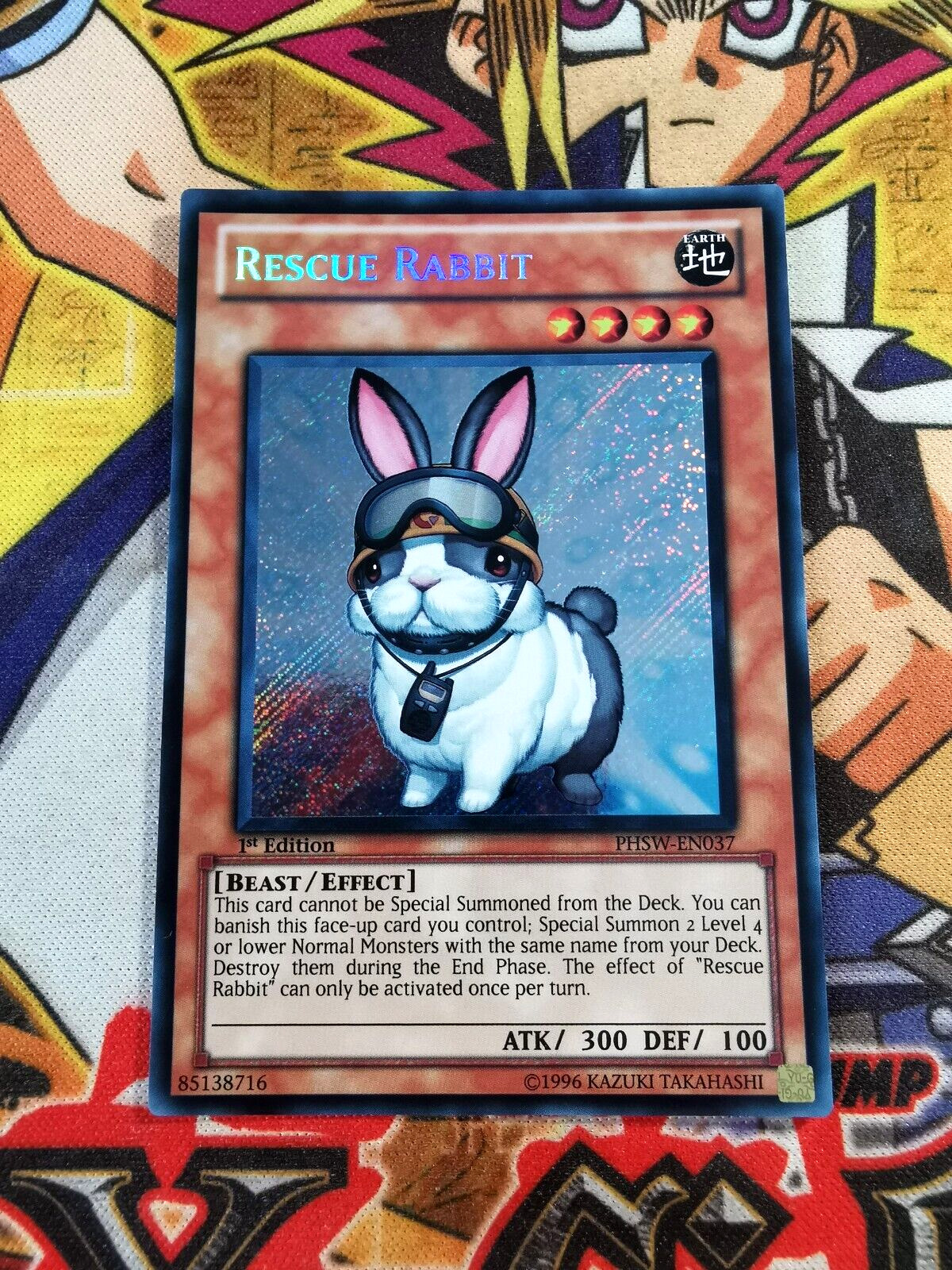 Rescue Rabbit phsw-en037 1st Edition (NM+) Secret Rare Yu-Gi-Oh