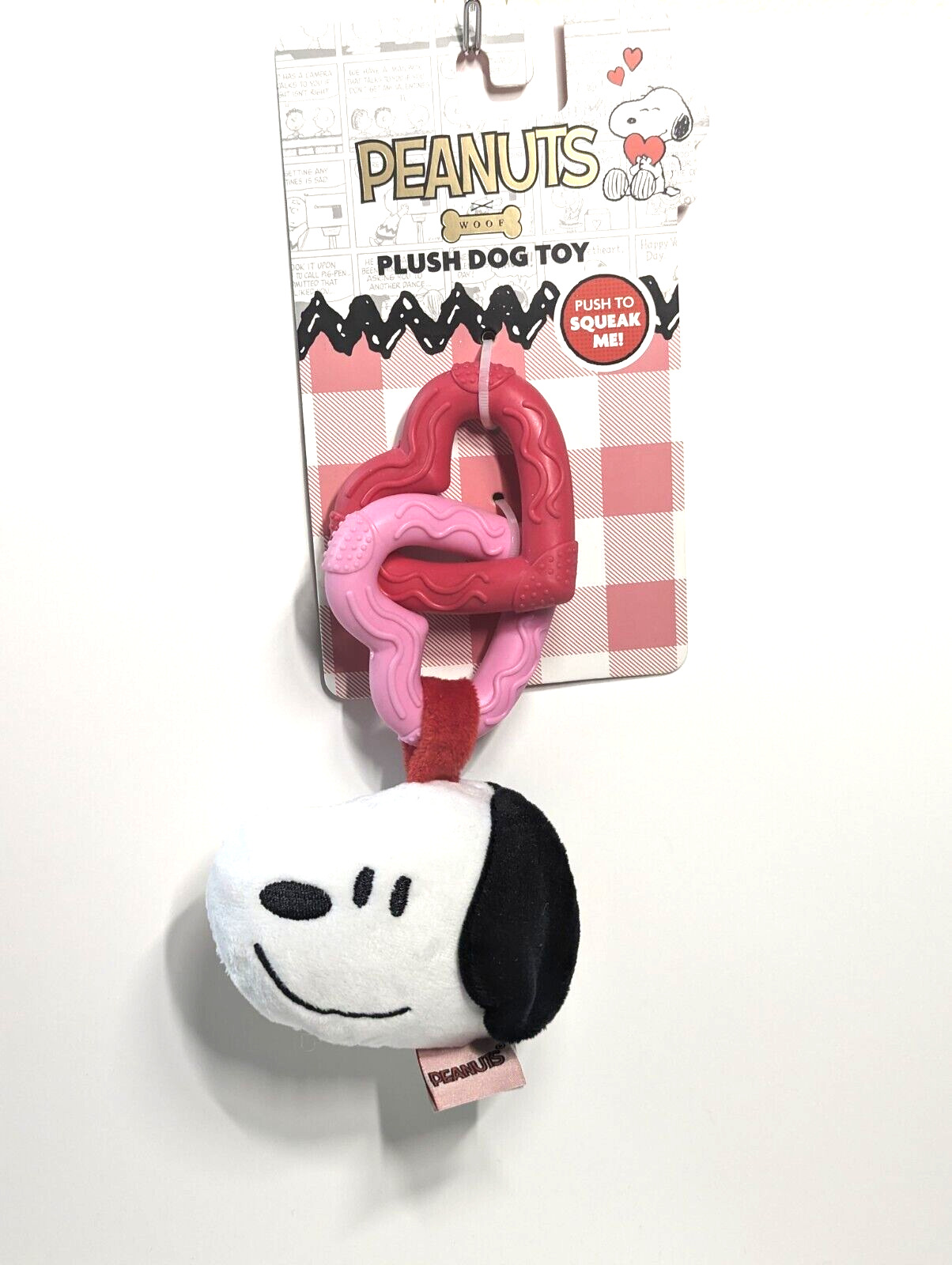 Peanuts Snoopy Plush Dog Toy w/Squeaker New 2023