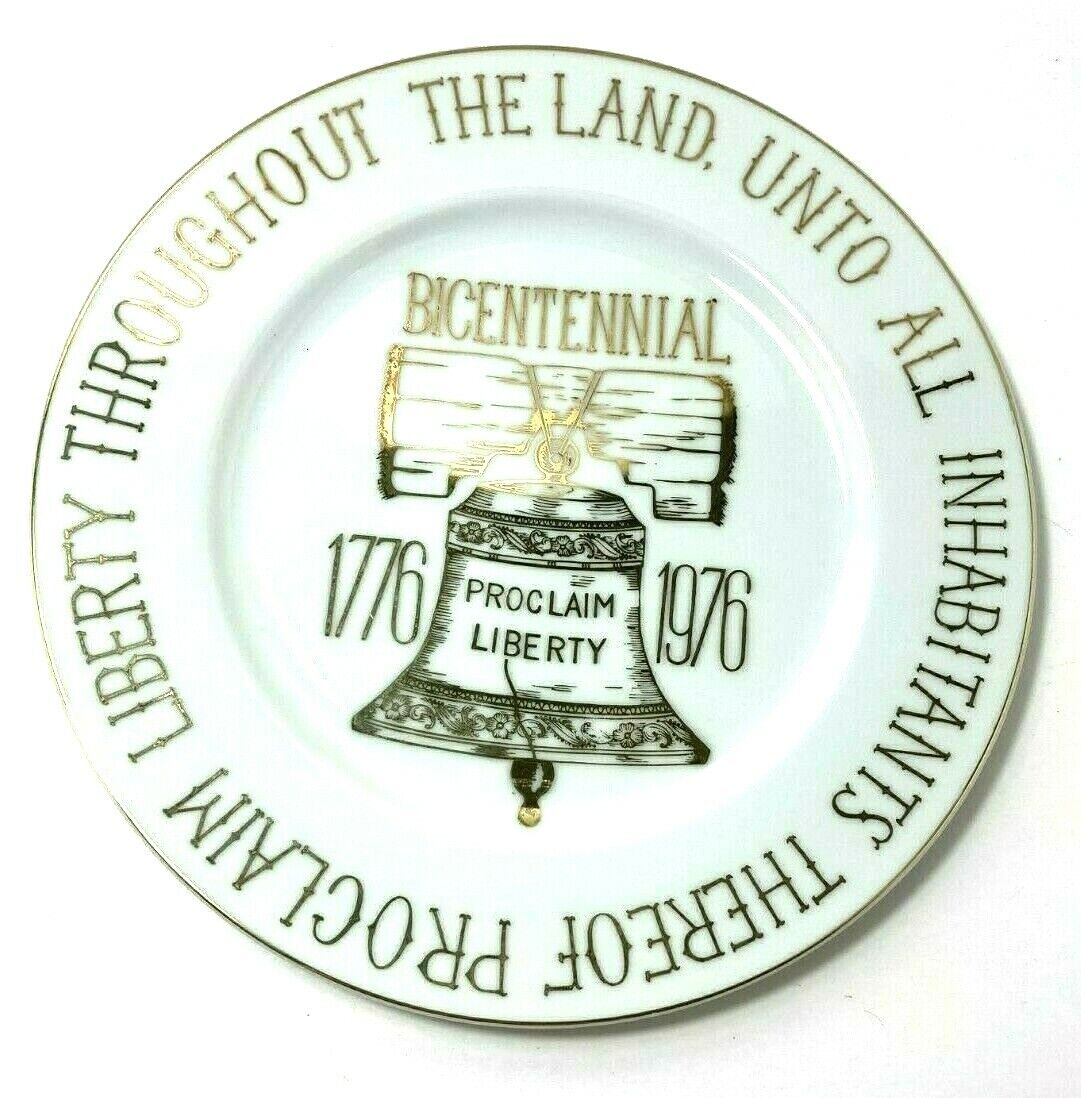 Vintage US Bicentennial Decorative Plate  Proclaim Liberty  1776-1976  10.5\