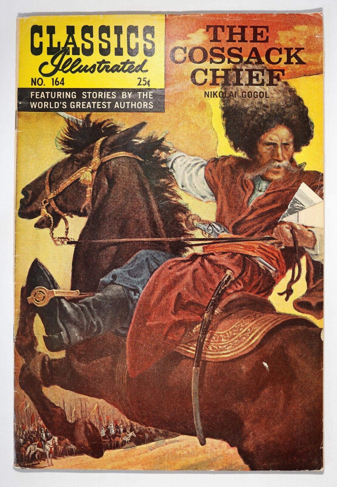 Classics Illustrated, The Cossack Chief #164, $0.25 - 3rd Ed. HRN 166 - FN