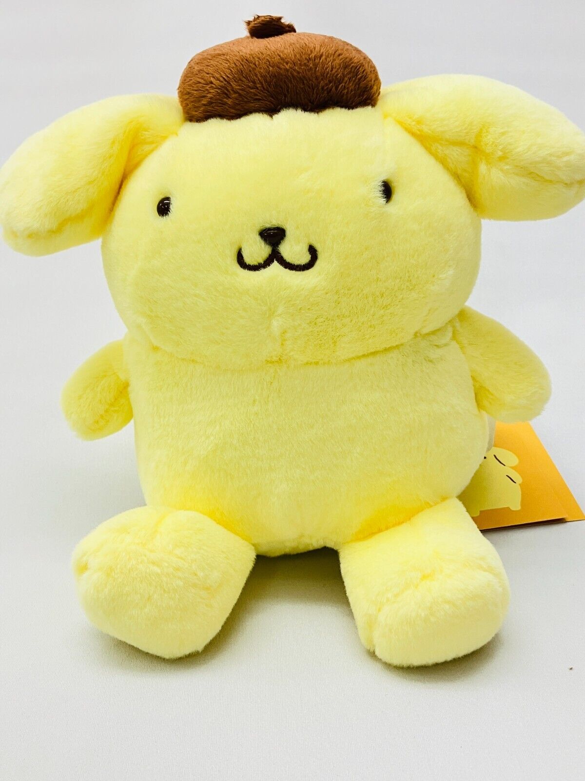Sanrio Pompompurin Stuffed Toy S Size ( Standard ) Yellow Plush Doll New Japan