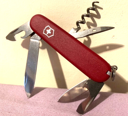 Victorinox Swiss Army Spartan Red Nylon Scales Multi-Tools 91MM Folding Knife