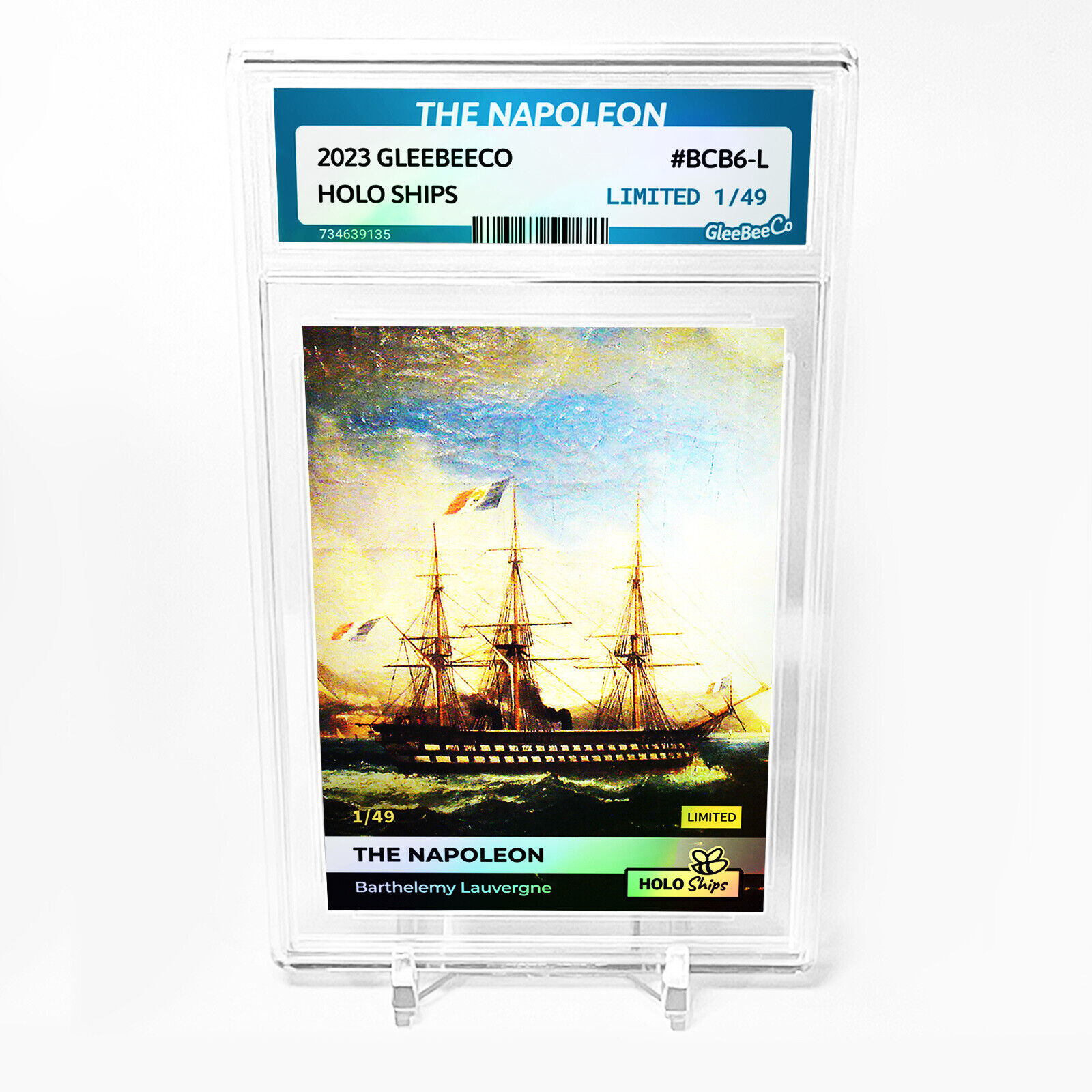 THE NAPOLEON Card GleeBeeCo Holo Ships #BCB6-L Limited to Only /49 - Wonderful