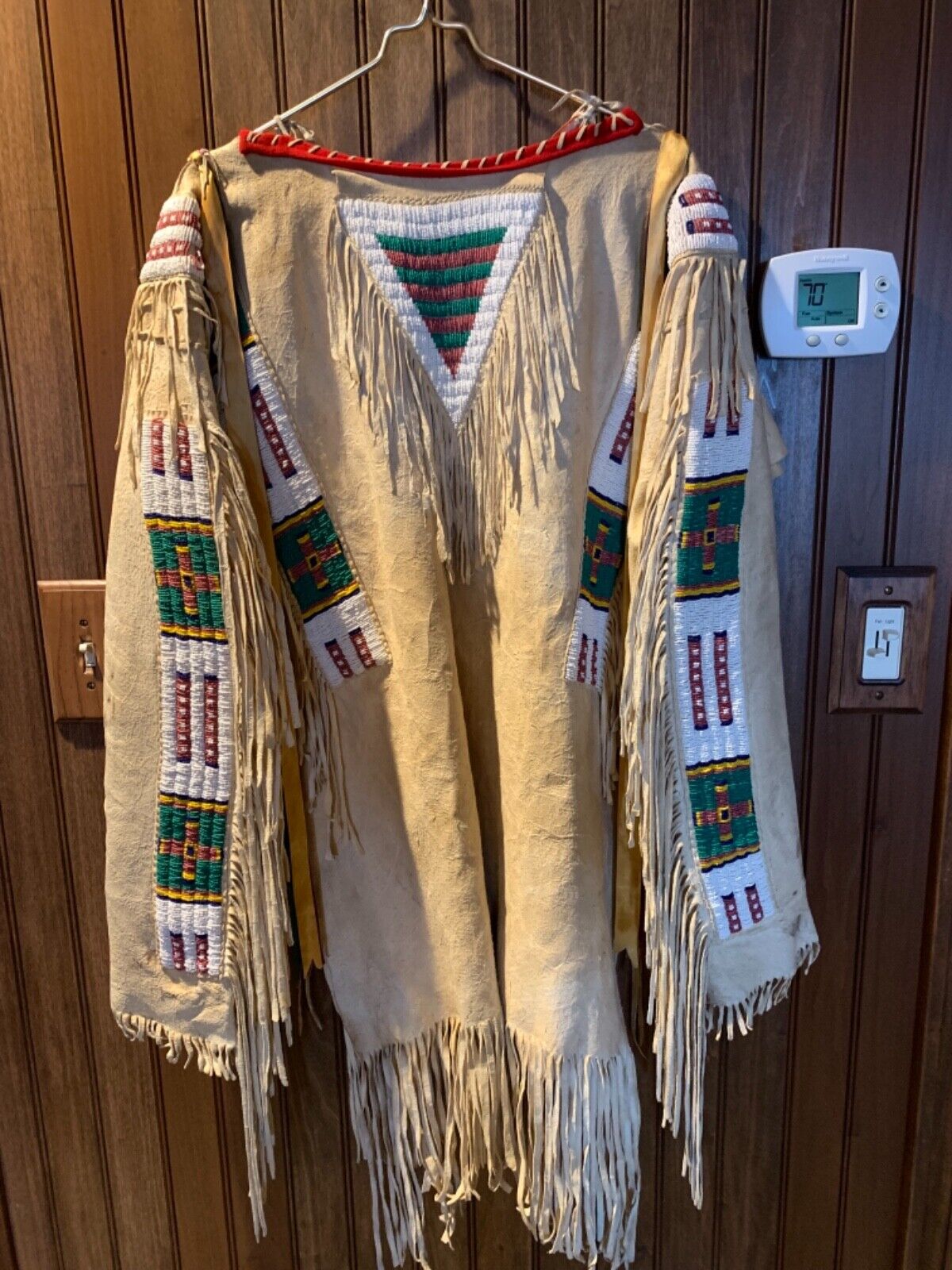 Antique Old Native American Sioux War Shirt C. 1920
