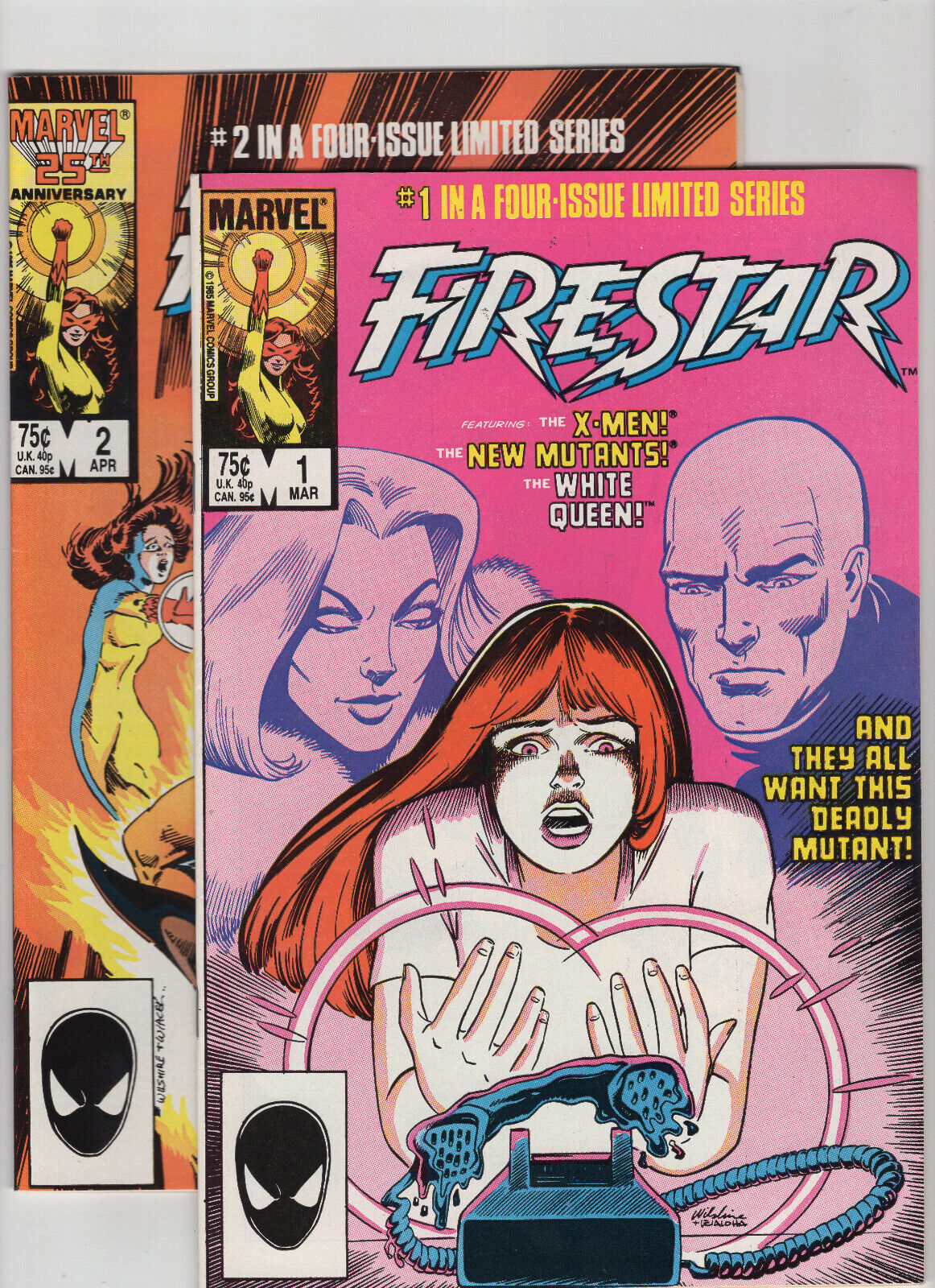 Firestar #1 and #2 (1986, Marvel) 