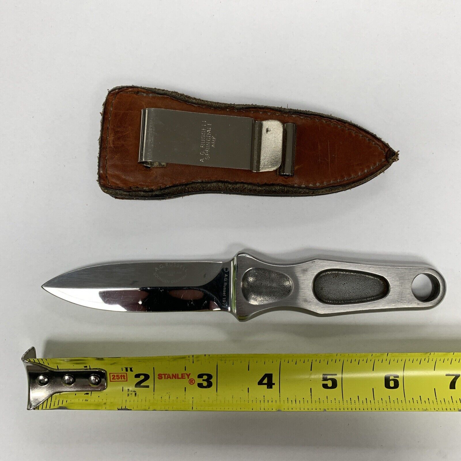 A.G. Russell 1977 Boot Knife With Sheath 
