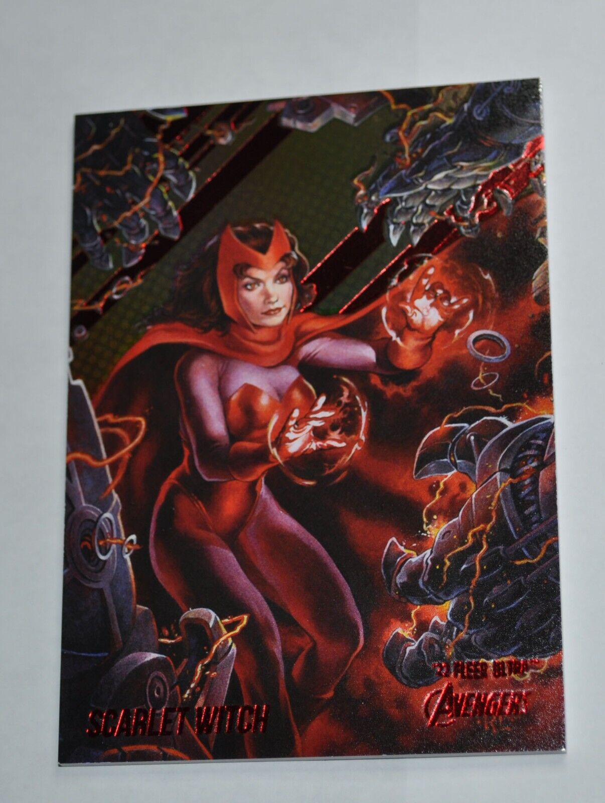 2022 Fleer Ultra Avengers Gold Rainbow Foil Parallel #61 Scarlet Witch