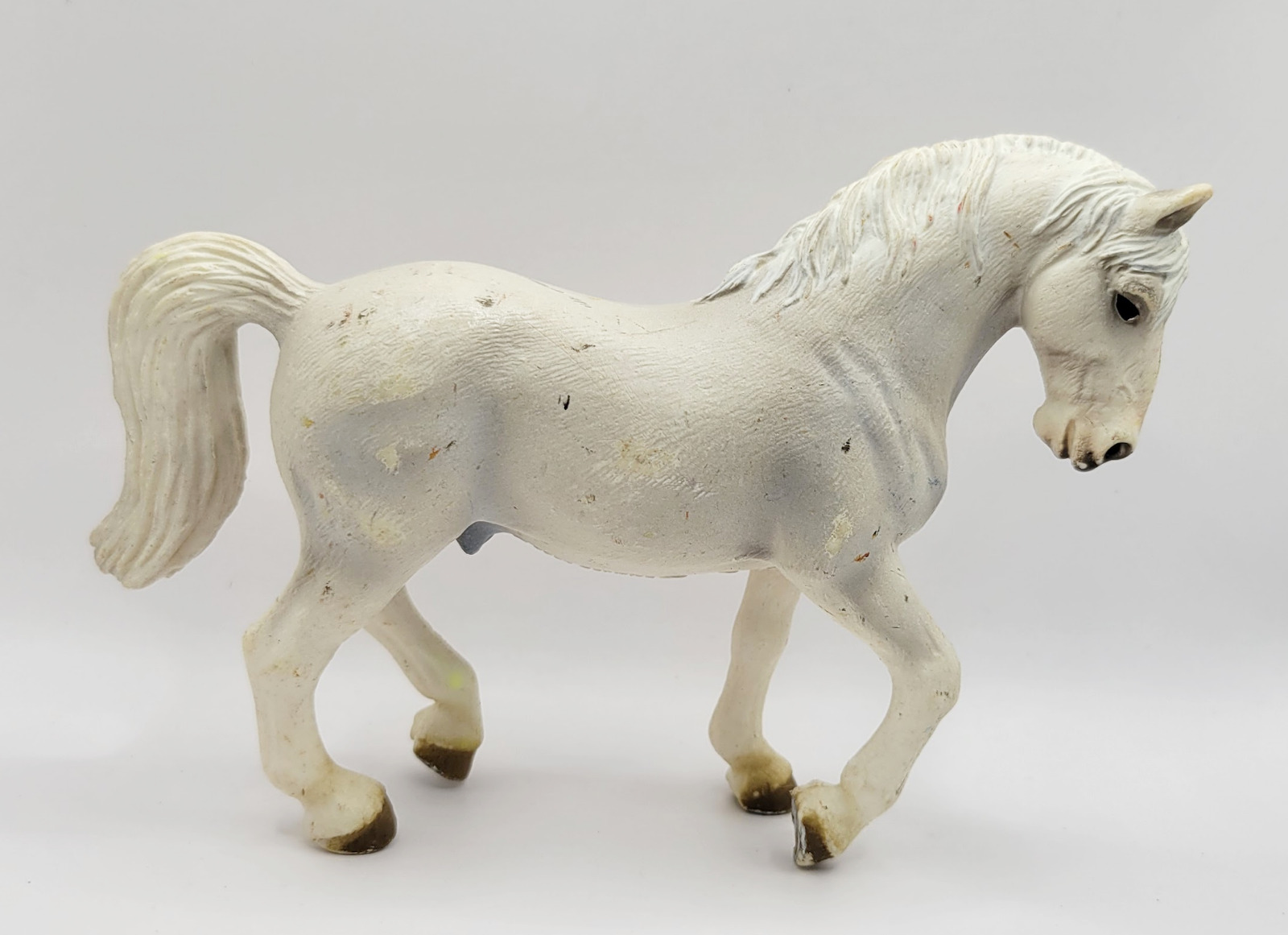 Schleich Horse LIPIZZANER STALLION Gray White Figure Toy Retired 2004 Farm Toy