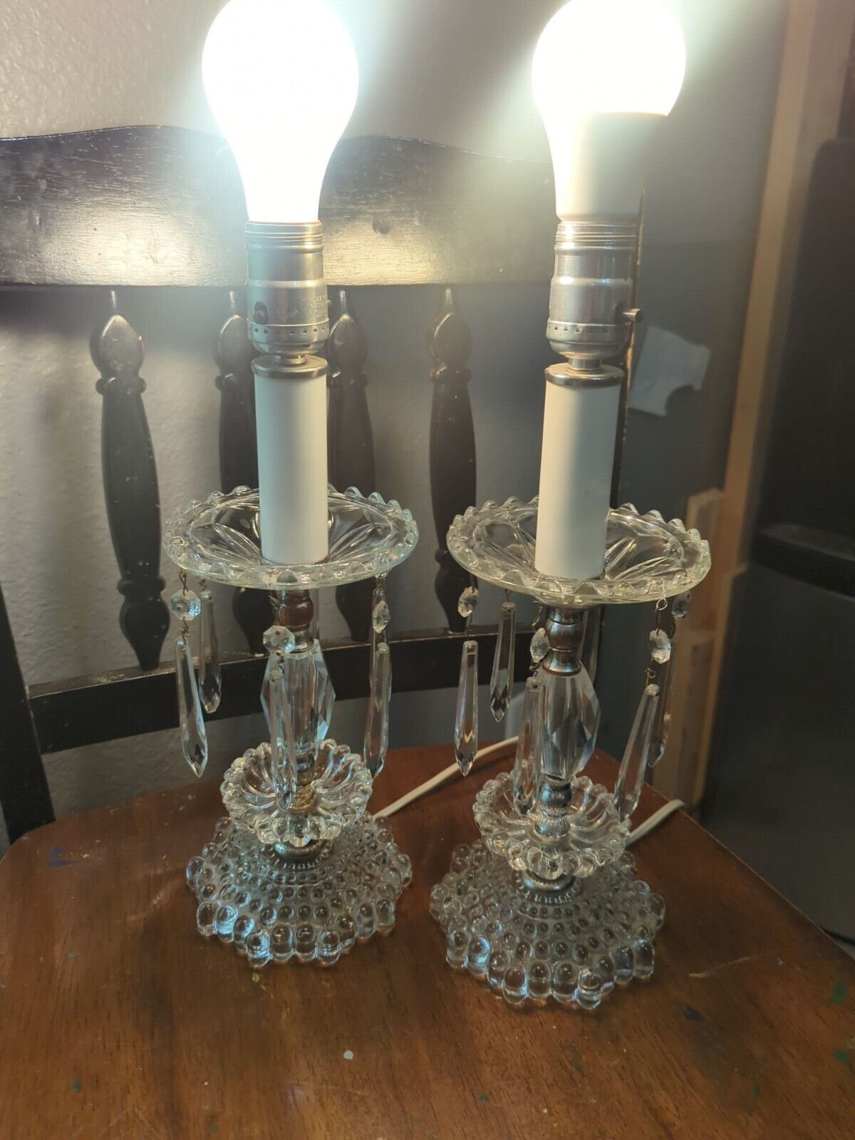 Pair Of Vintage Lamps Mcm