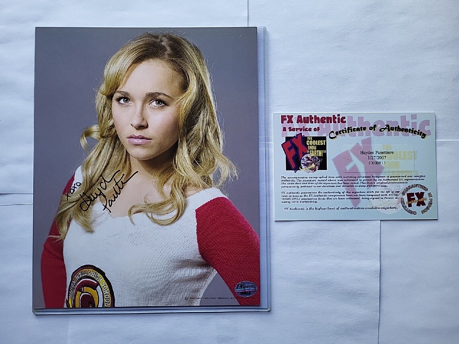 Hayden Panettiere Heroes Signed Auto Autograph Photo FX Authentic Convention COA