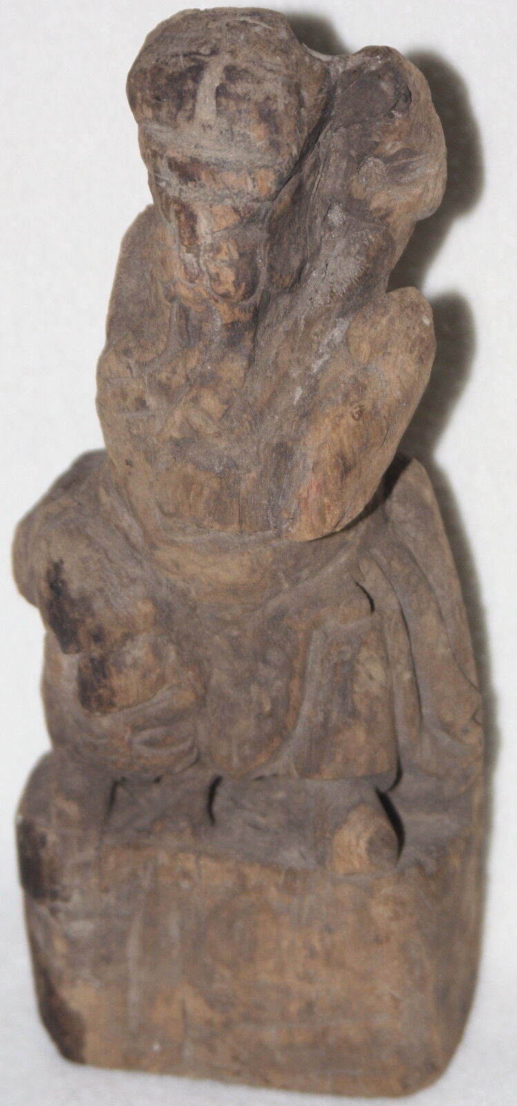 Rare Chinese Ming Dynasty 14th-15th Century Zhang Guo Lao Wood Figure