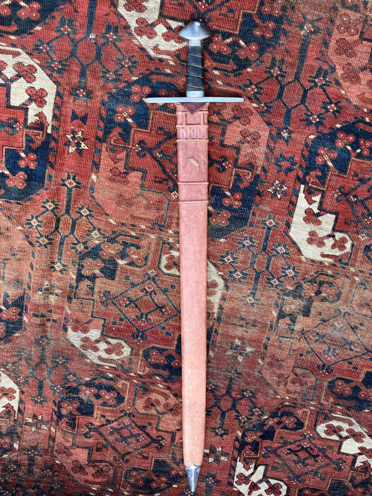 Medieval Norman Longsword replica with scabbard