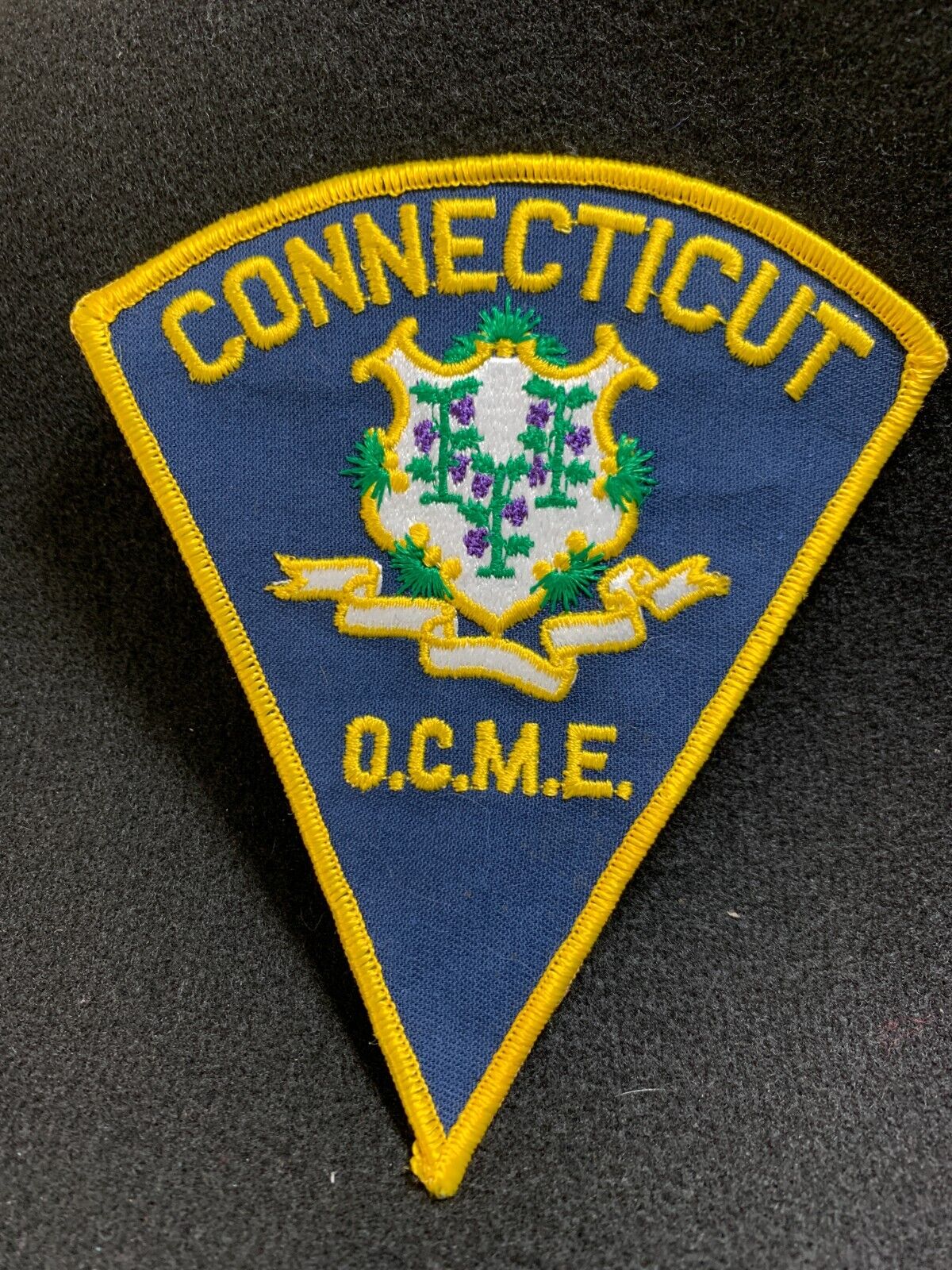 Vintage Connecticut Office Of The Chief Medical Examiner Police Patch