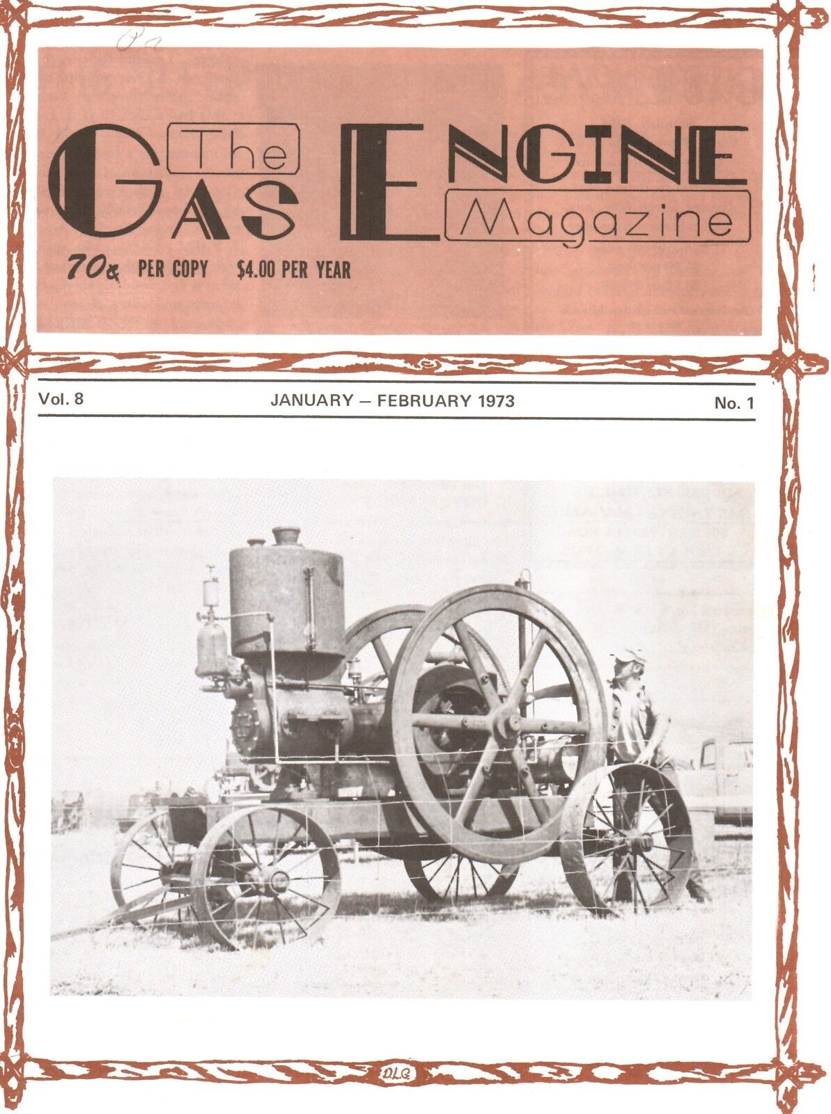Pre John Deere Waterloo Boy Experimental tractors Sklovsky, 1973 Gas Engine Mag