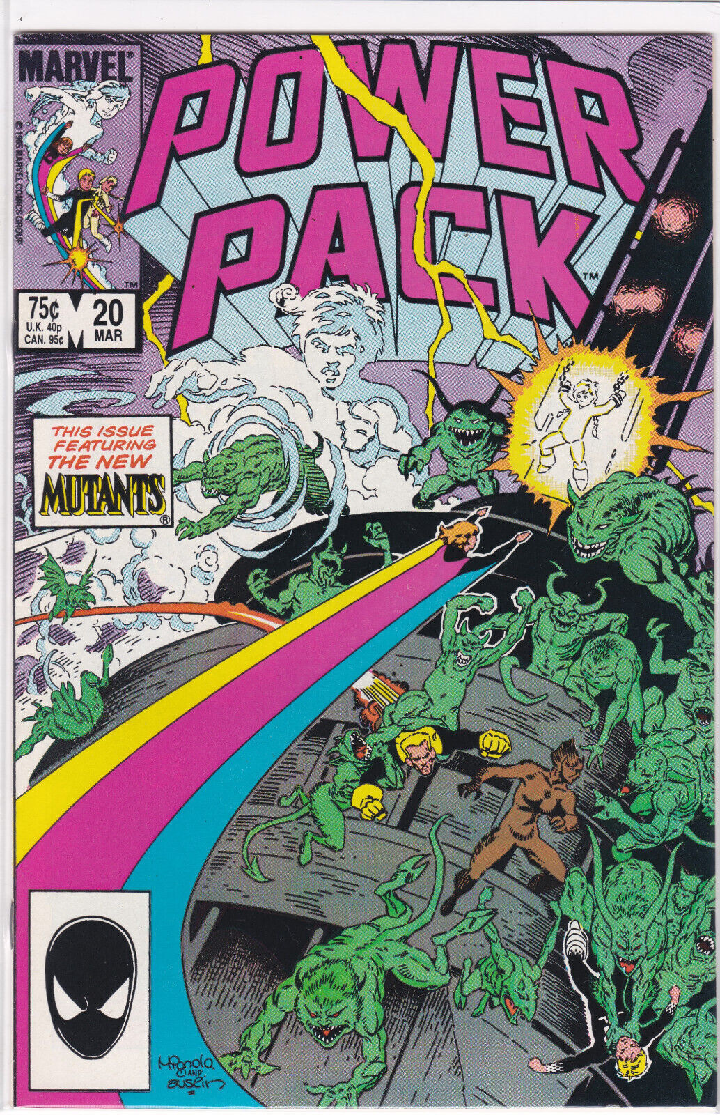 Power Pack #20 (1984-1991) Marvel Comics, High Grade