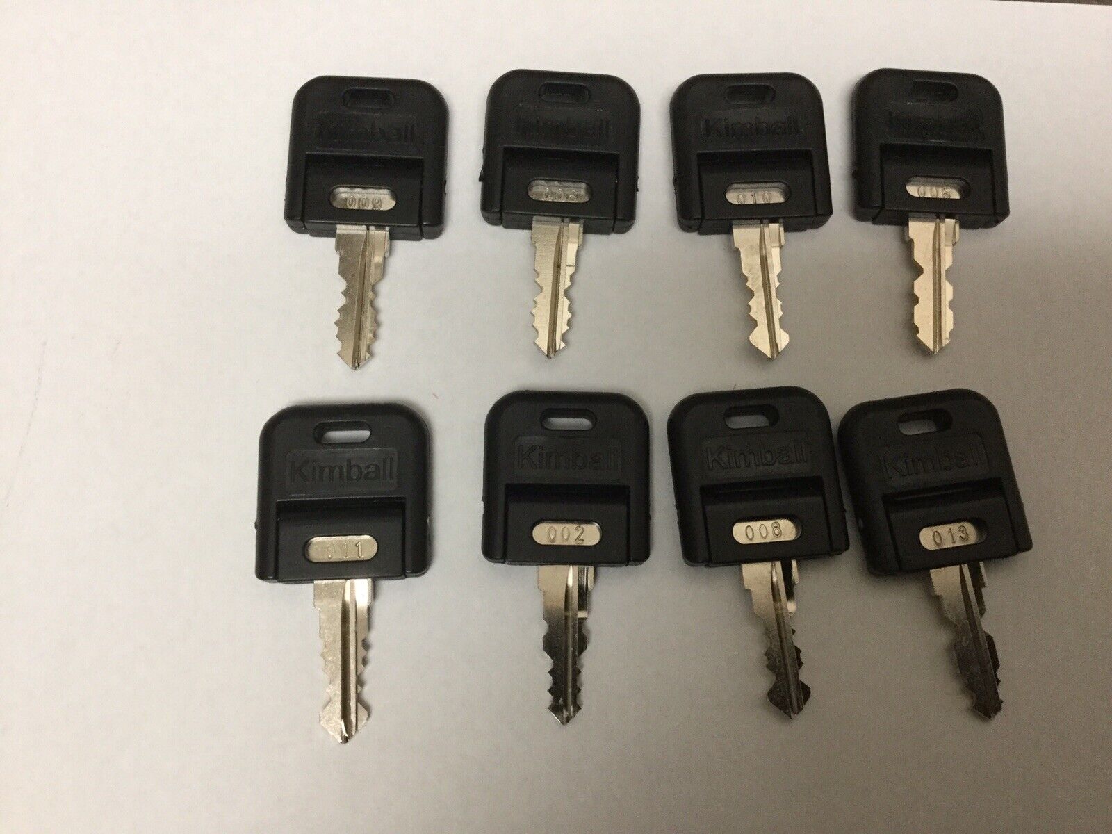 Mix Lot Of 8 Kimball  Keys For Office Furniture  Fr Desk/cabinets
