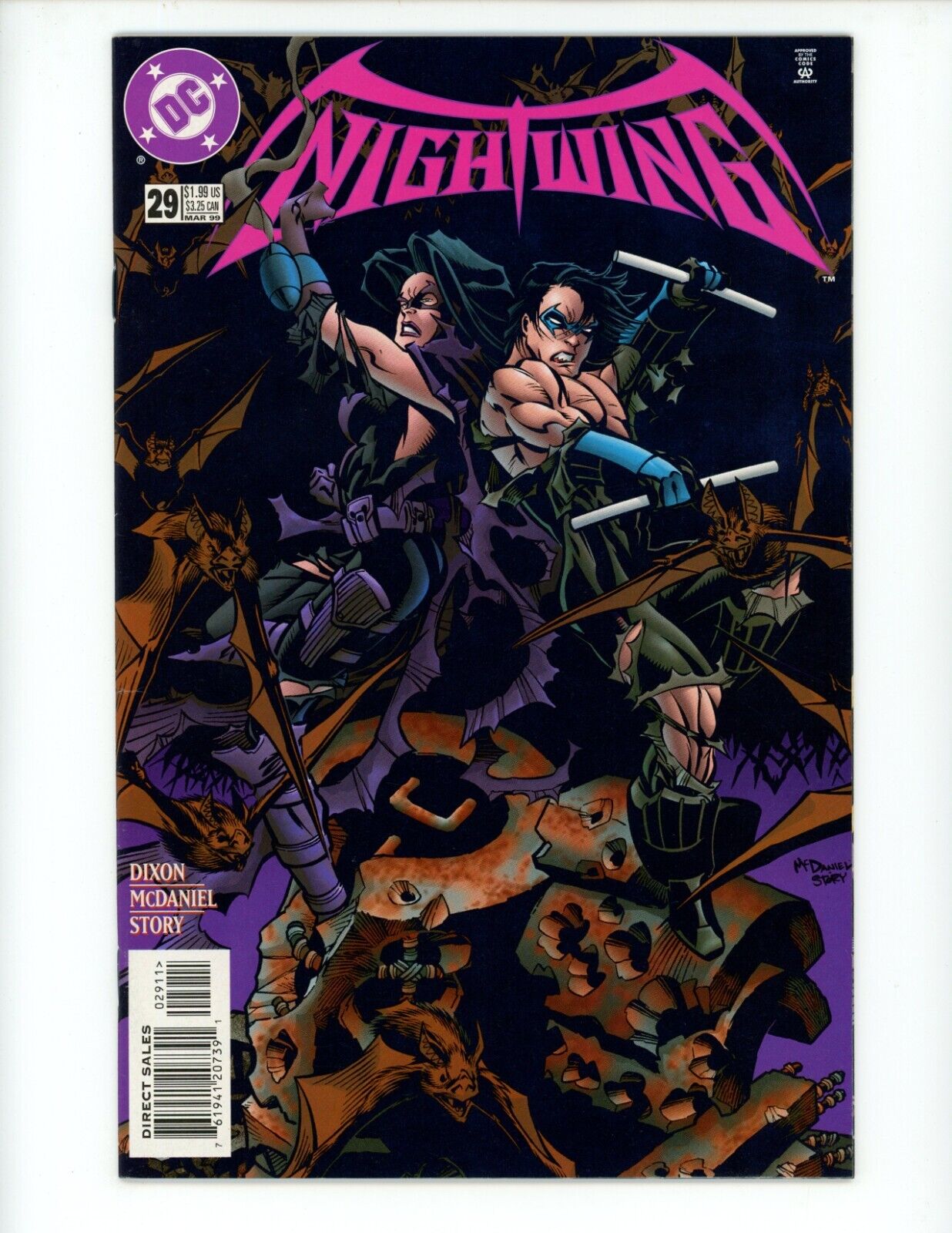 Nightwing #29 Comic Book 1999 VF Chuck Dixon Scott McDaniel DC