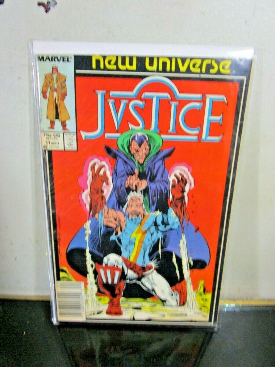 Justice, New Universe #11 Marvel Comics 1987 BAGGED BOARDED