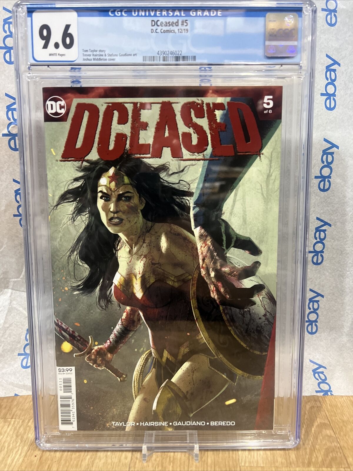 DCeased #5 CGC 9.6 Graded Comic Cover A Wonder Woman 2019 New Slab
