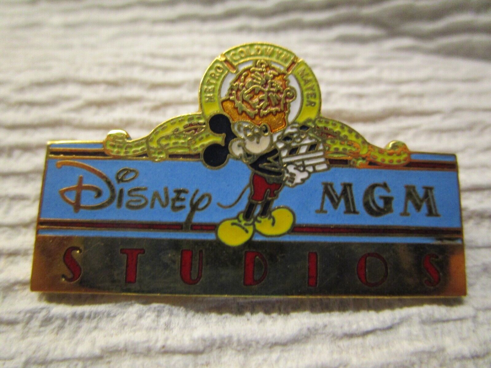 Original Disney MGM Studios Logo Enamel 1.5\