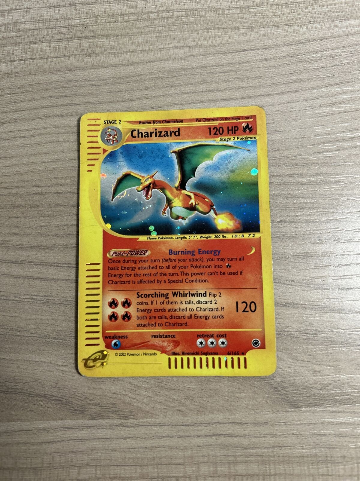 Pokemon Expedition Charizard 6.                       Pokemon Card