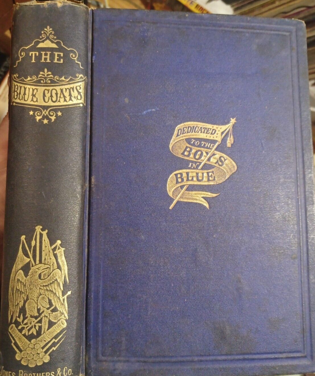 1867 The Blue Coats by Truesdale, Civil War history book, Union