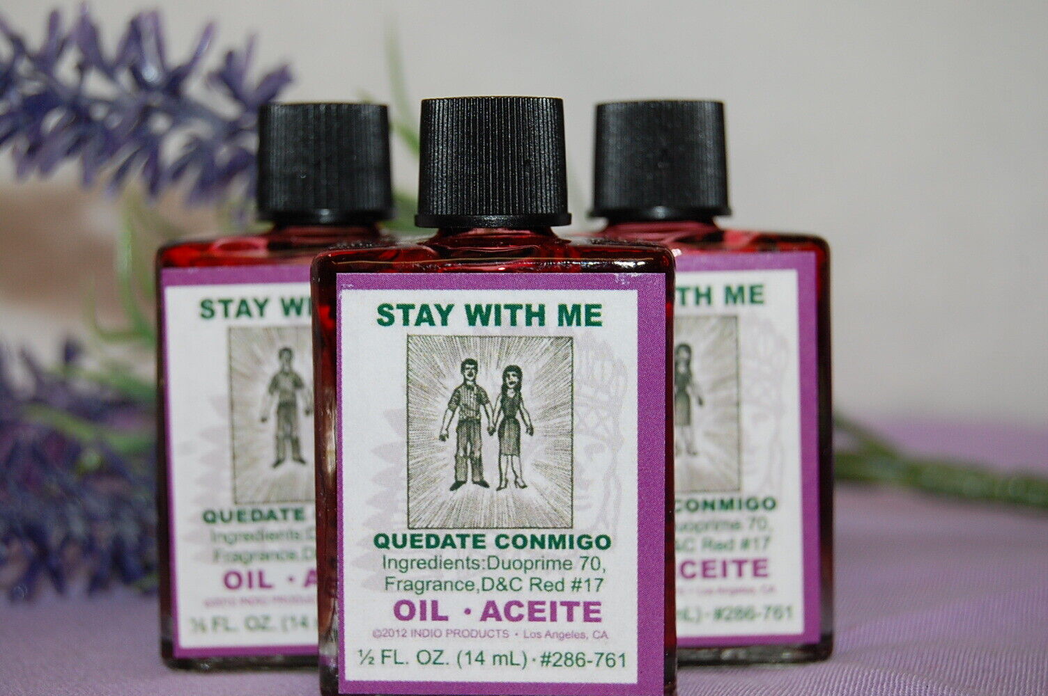 Stay With Me Oil (1) 4DRMs, Lover Don\'t  Stray,  Marriage, Santeria, Hoodoo, 
