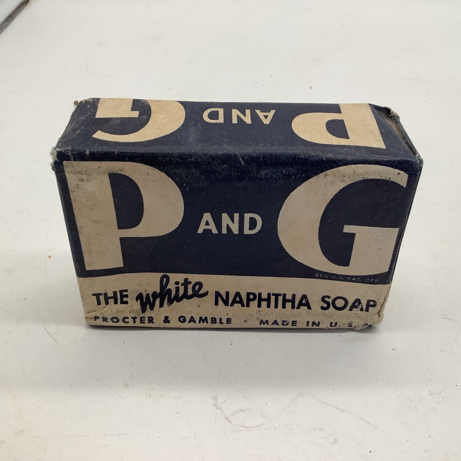 Vintage Proctor and Gamble White Naphtha Laundry Soap Bar P and G Made In USA